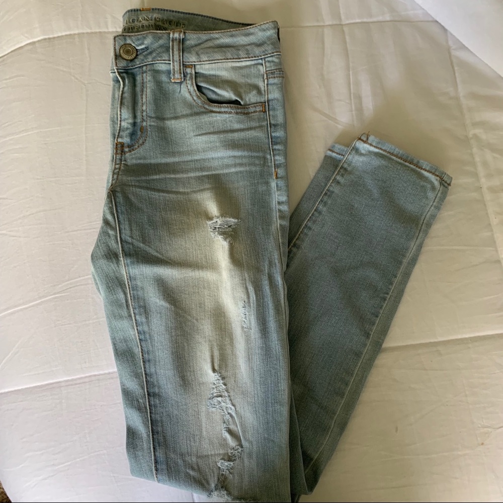 American Eagle Light-wash Jeggings